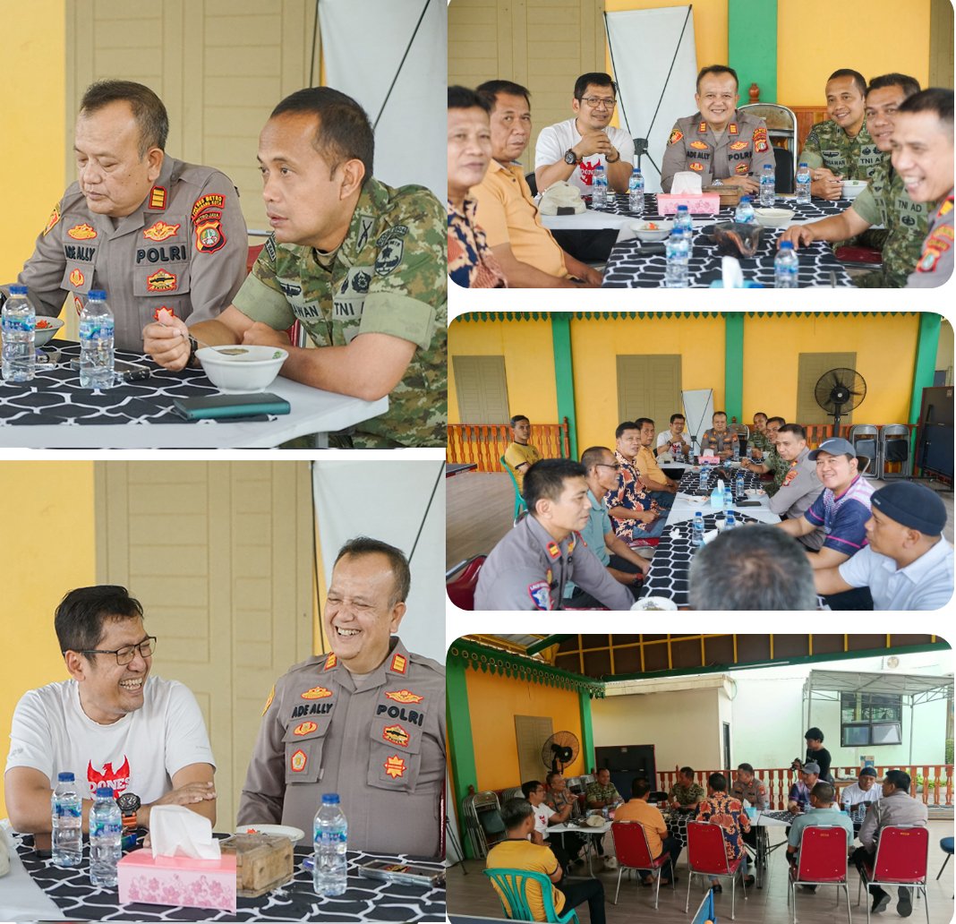 Coffee Break Kapolsek Batuceper Perkuat Sinergi Forkopimcam dan Para Lurah