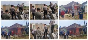 Kapolres Kuningan Turun Langsung Bantu Korban Puting Beliung di Mekarsari