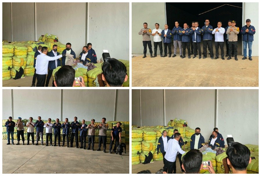 Bongkar Gudang di Subang, Bareskrim Polri Sita 1.257 Balpres Pakaian Bekas Ilegal Senilai Rp15 Miliar