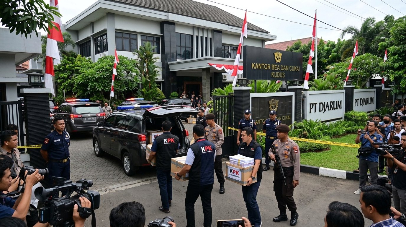 KPK Melebarkan Sayap Penyidikan Korupsi Bea Cukai: Kantor PT Djarum dan KPPBC Kudus Digeledah Tim Penyidik