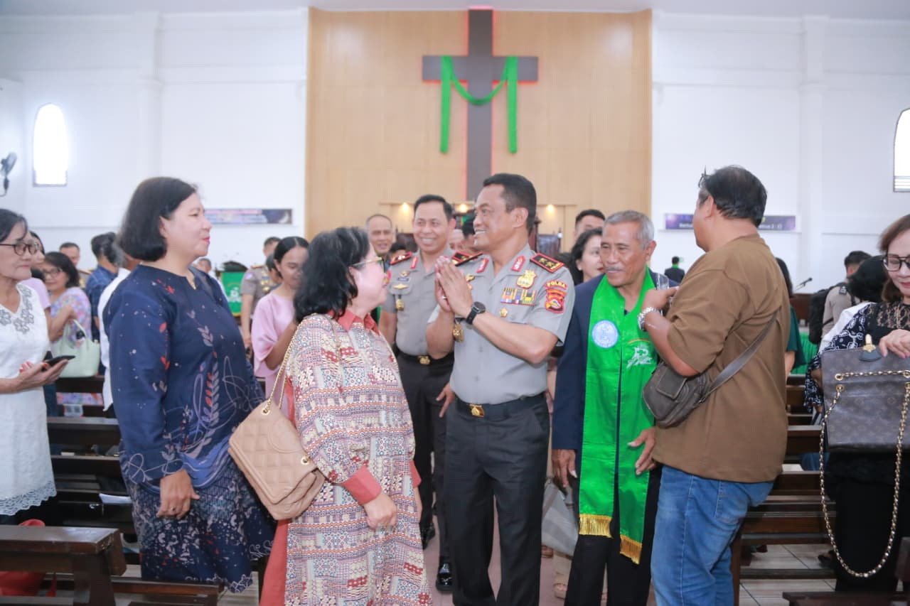 Kapolda NTB Gelar Minggu Kasih di Gereja Imanuel Mataram, Perkuat Toleransi dan Kamtibmas