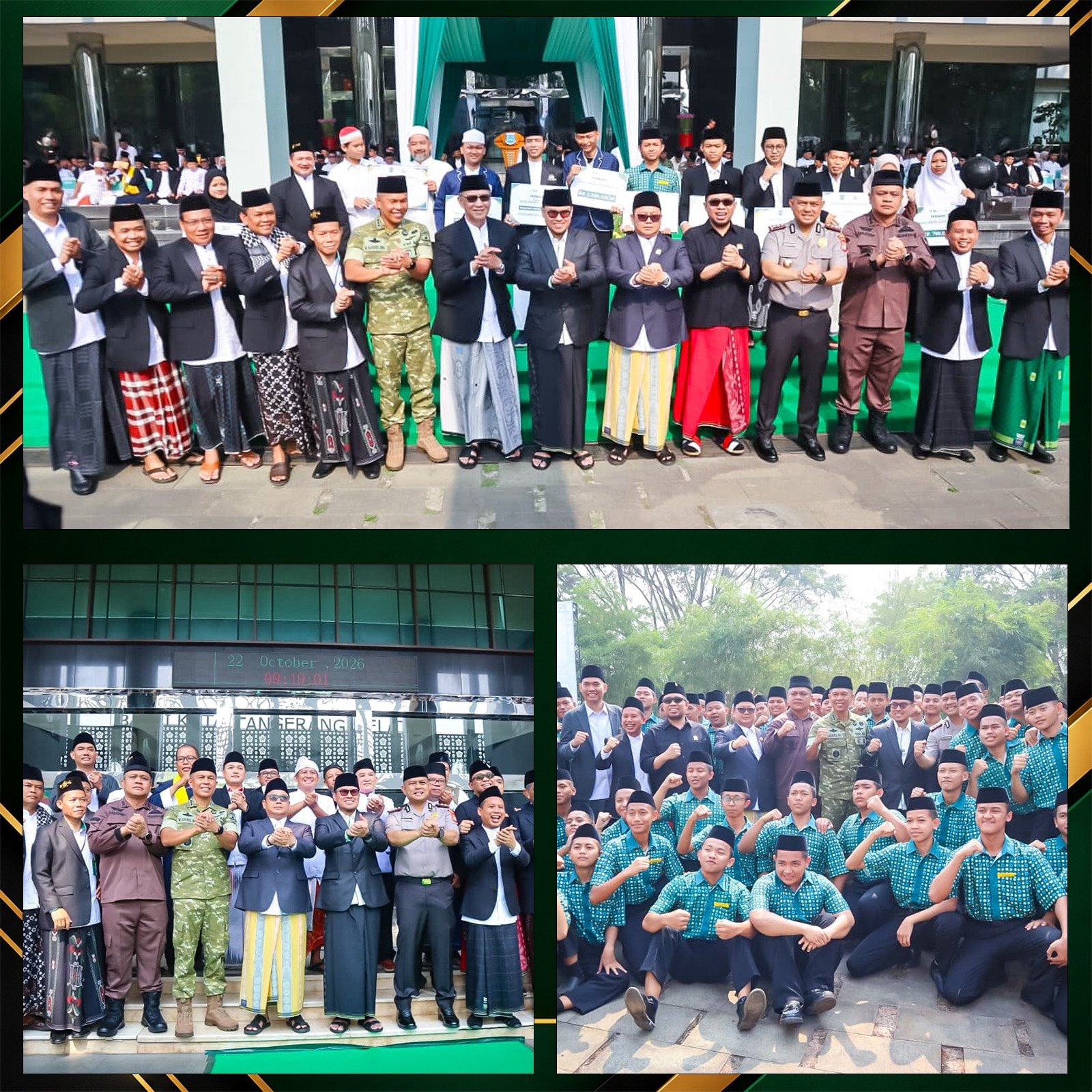 Kapolres Tangsel AKBP Boy Jumalolo Hadiri Apel Hari Santri Nasional 2026
