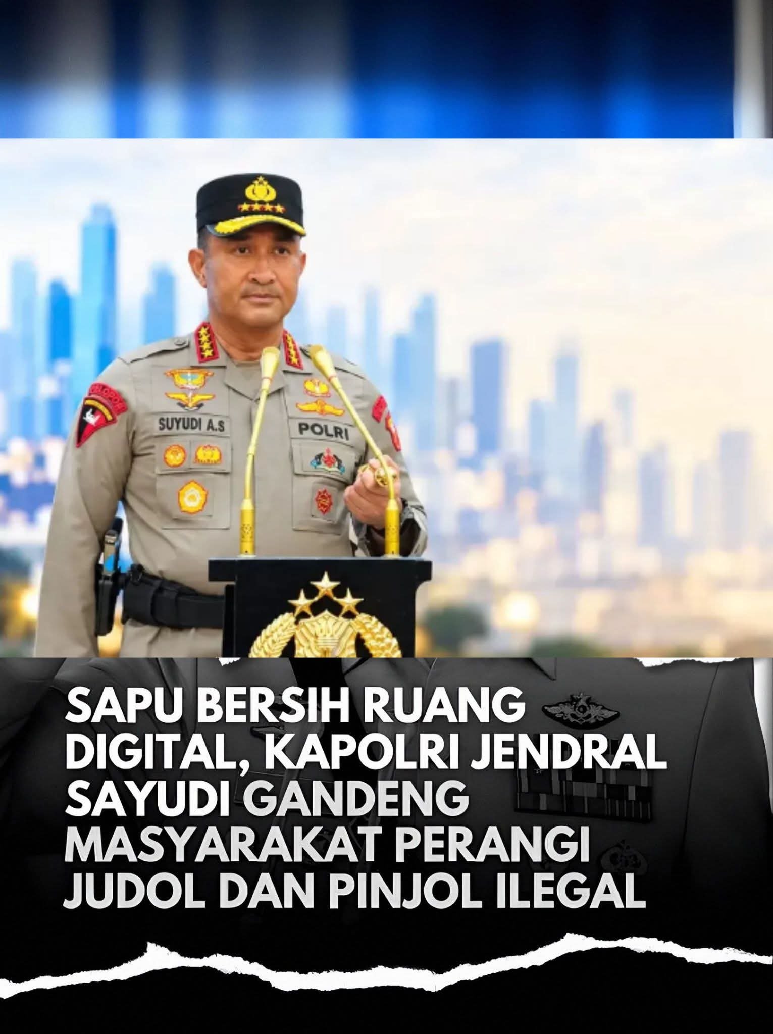 Kapolri Suyudi Gaspol Berantas Judi Online dan Penipuan Digital, Kolaborasi Lintas Lembaga Diperkuat