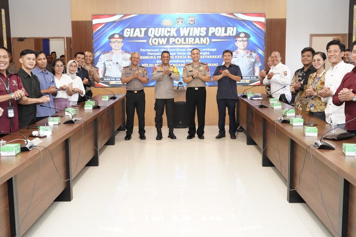 Quick Wins Poliran Polda NTB, Buka Ruang Kolaborasi untuk Tekan Pengangguran